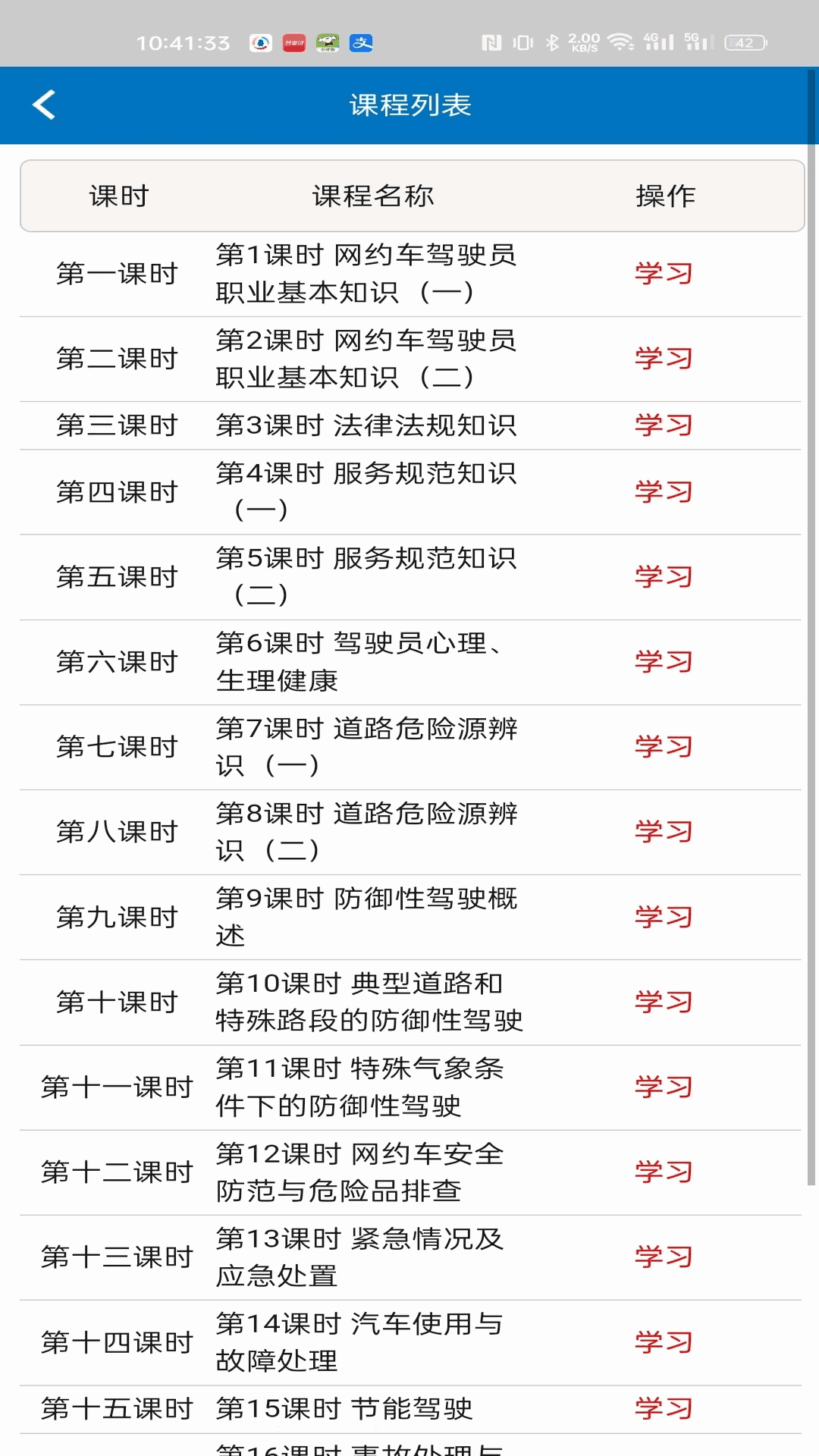 驾驶员培训